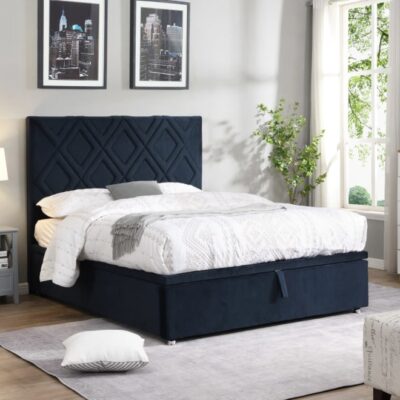 GIE Dublin King Size Navy Bed