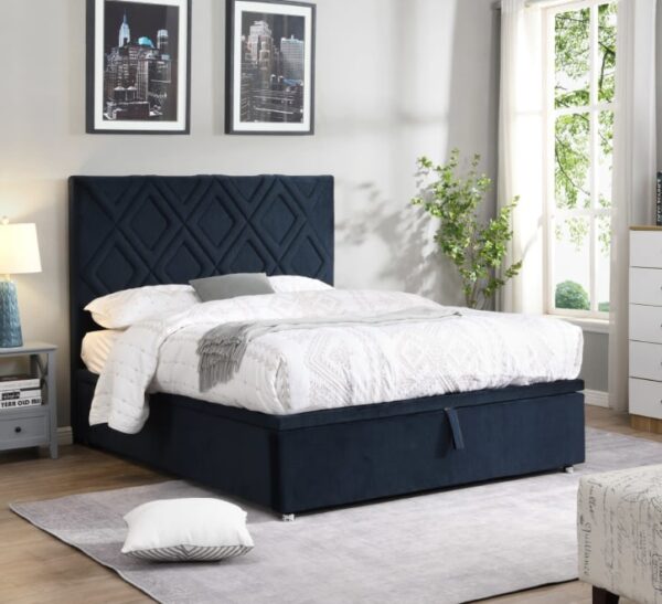 GIE Dublin King Size Navy Bed