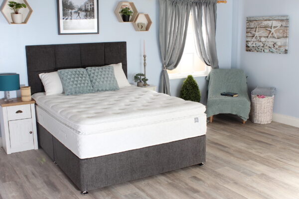 King Koil Spinal Embrace Pillow Top Divan Bed