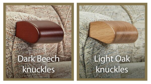 Lynton Knuckle Dark Beech and Light Oak