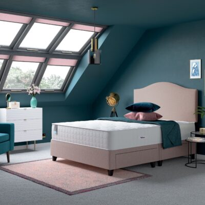 Relyon Repose Gel Fusion 1600 4'6 Divan Bed