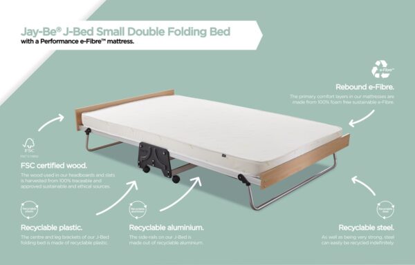 JayBe Small Double Perfomance e-Fibre Contract Mattress