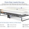 JayBe Single Memory e-Fibre mattress and frame