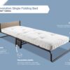 JayBe Revolution Foding Bed Pocket Sprung Mattress